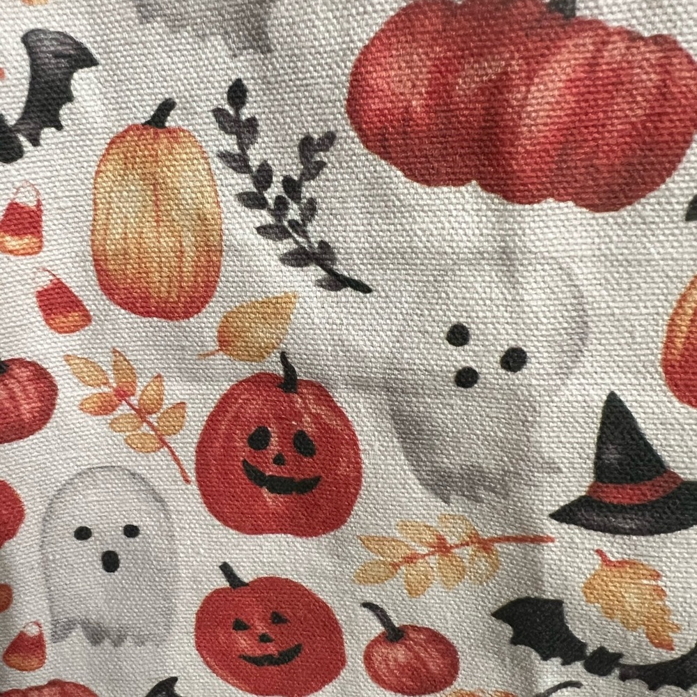 Adorable Reusable Halloween Large Canvas tote Bag - Picture 2 of 4